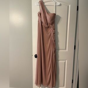 Unaltered Azazie Brooke dress in Dusty Rose